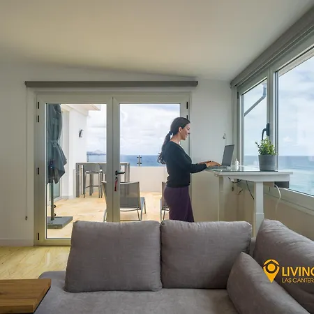 Апартаменты Living Canteras Homes - Oceanview Penthouse *